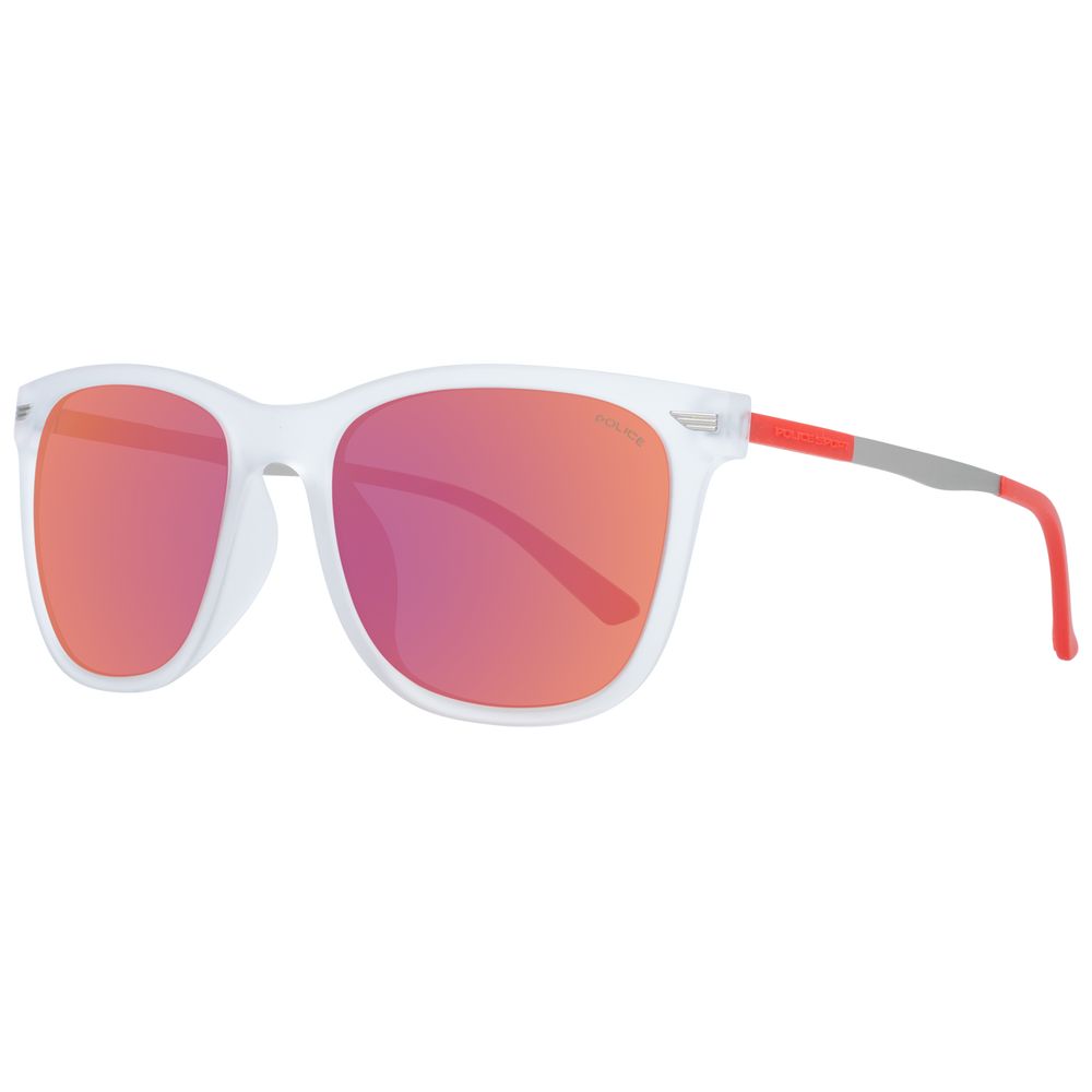 Police Transparent Men Sunglass