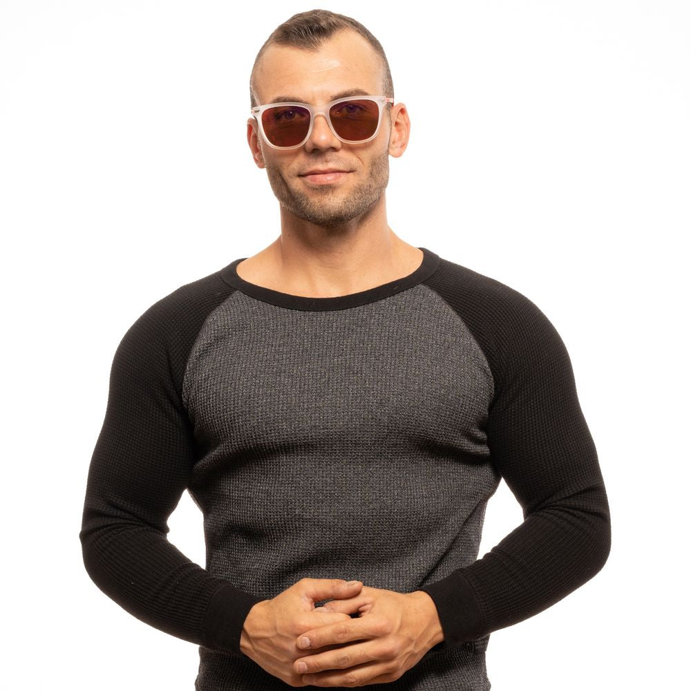 Police Transparent Men Sunglass