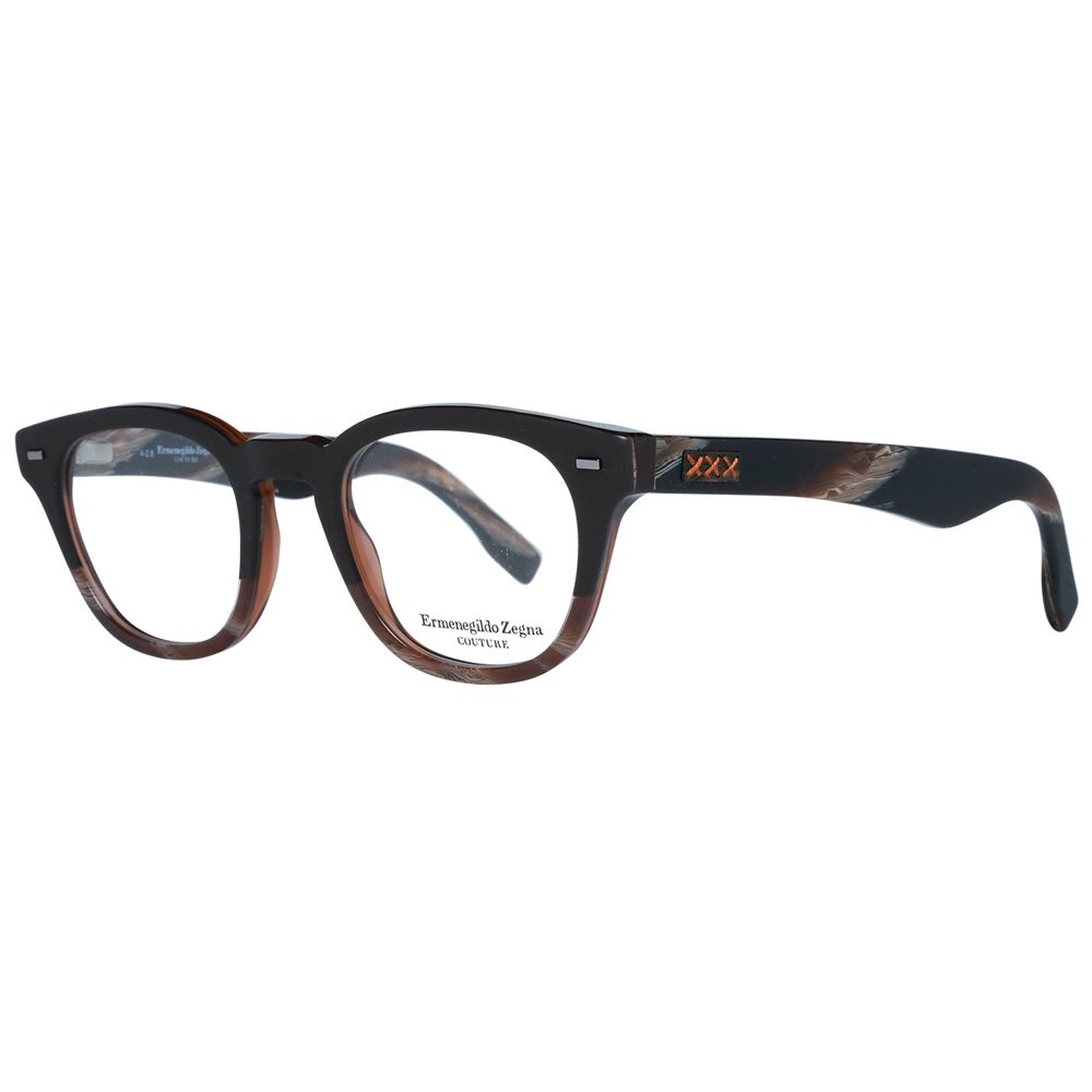 Ermenegildo Zegna Braun Herren Brillengestelle