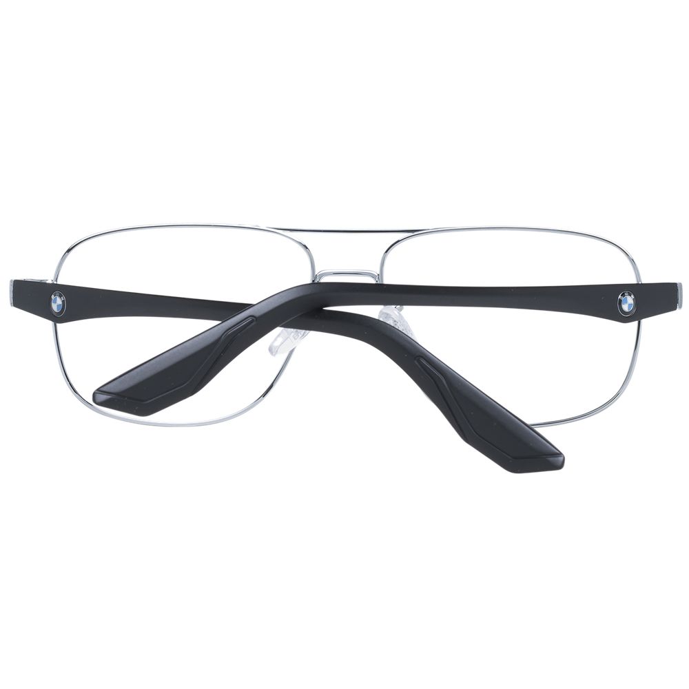 BMW Silver Men Glasses Frame