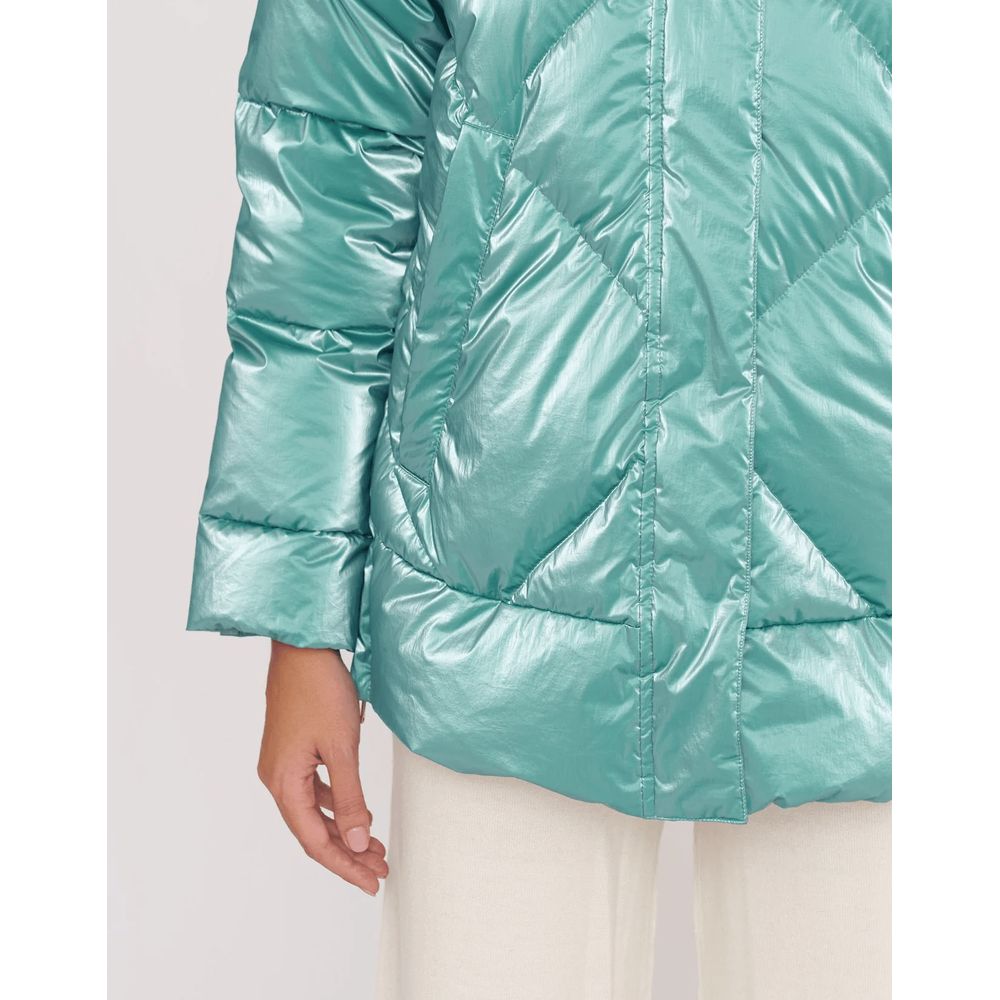People Of Shibuya Hellblaue Polyester-Damenjacke