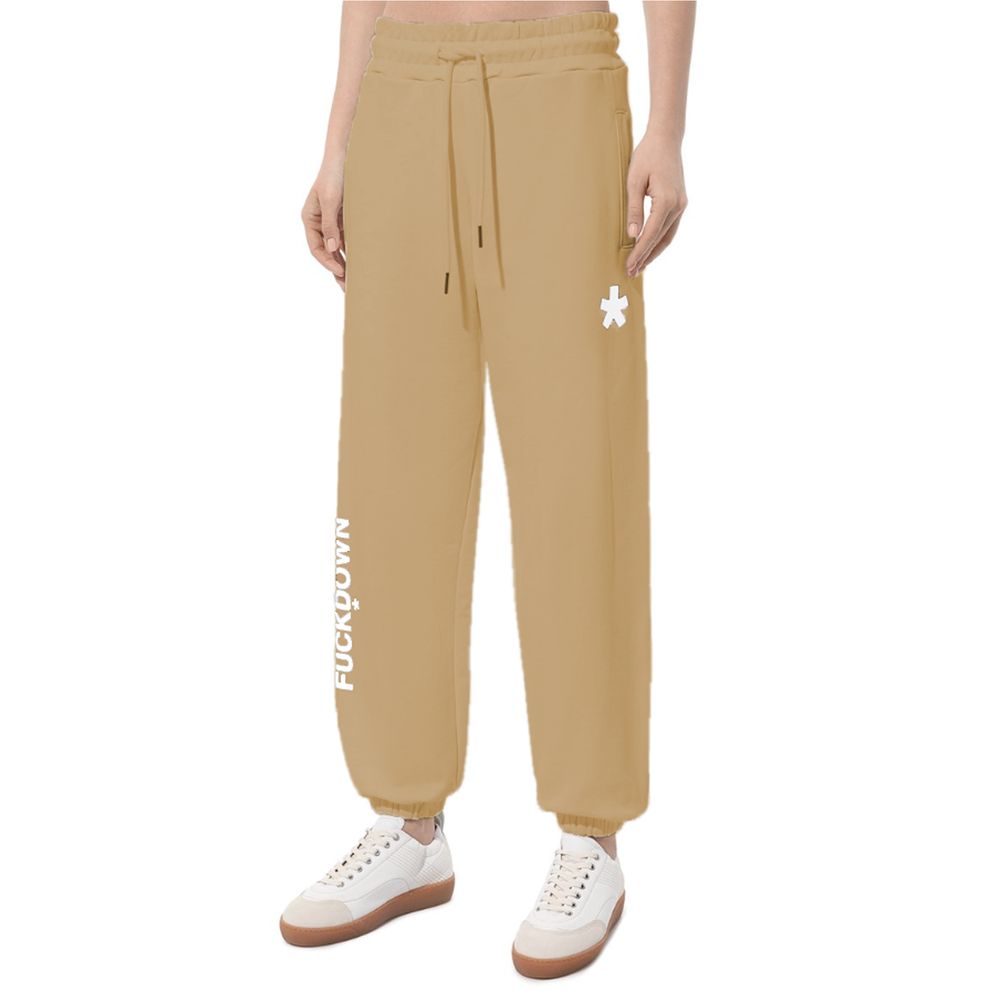 Comme Des Fuckdown Braune Baumwolljeans und -hose
