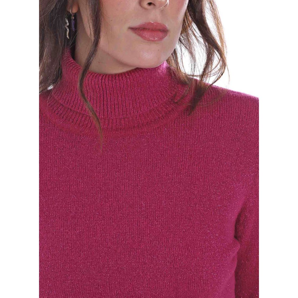 Yes Zee – Viskosepullover in Fuchsie