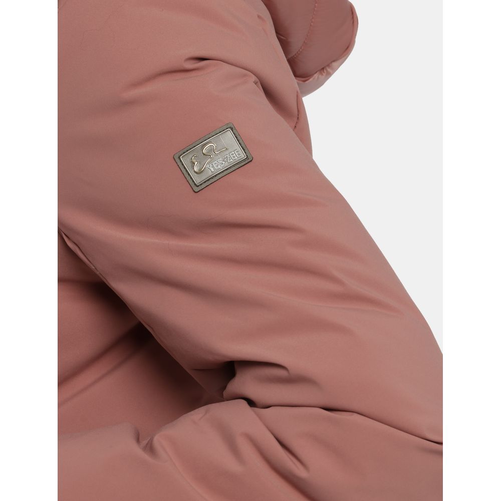 Yes Zee Pink Nylon Jacken &amp; Mantel