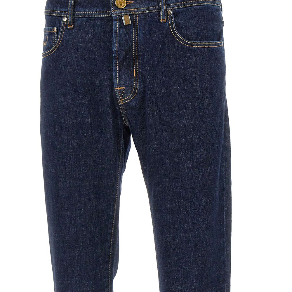 Jacob Cohen – Blaue Jeans und Hose aus Baumwolle
