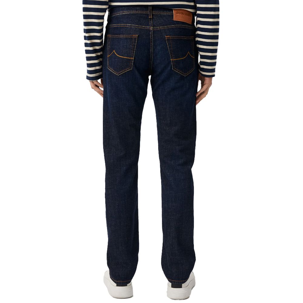 Jacob Cohen – Blaue Jeans und Hose aus Baumwolle