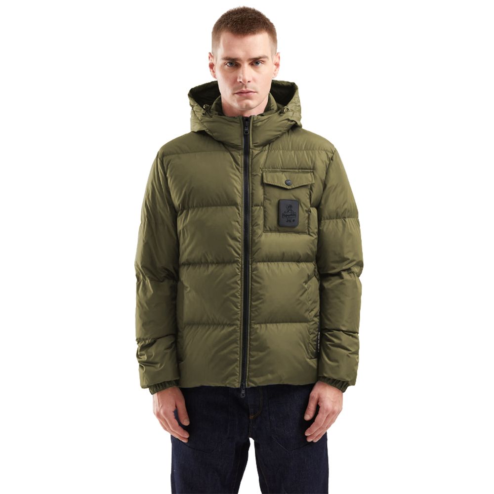 Refrigiwear Grüne Nylon Herrenjacke