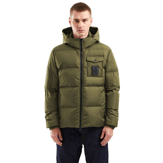 Refrigiwear Grüne Nylon Herrenjacke