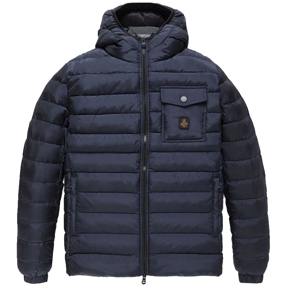 Refrigiwear Blaue Nylon-Herrenjacke