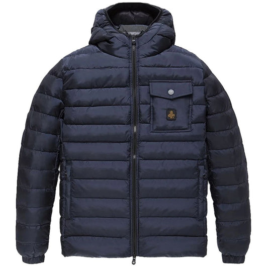 Refrigiwear Blaue Nylon-Herrenjacke