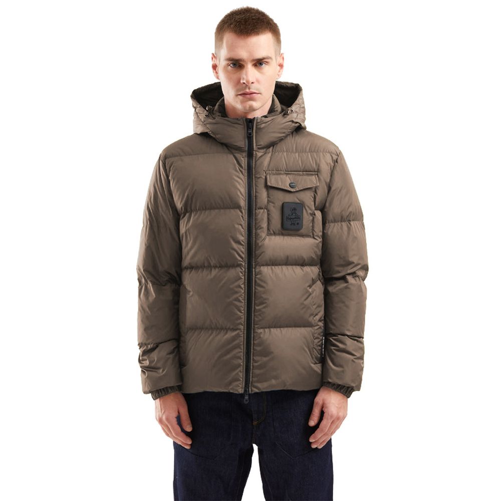 Refrigiwear Braune Nylon-Herrenjacke
