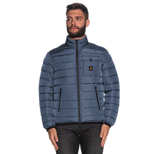 Refrigiwear Hellblaue Nylon-Herrenjacke