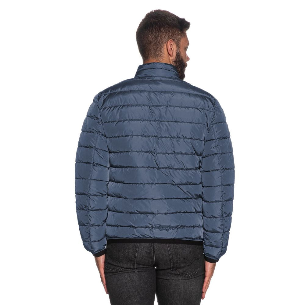 Refrigiwear Hellblaue Nylon-Herrenjacke