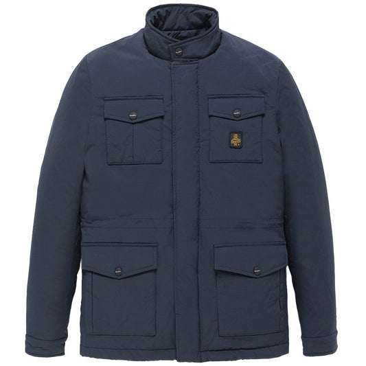 Refrigiwear Blaue Nylon-Herrenjacke