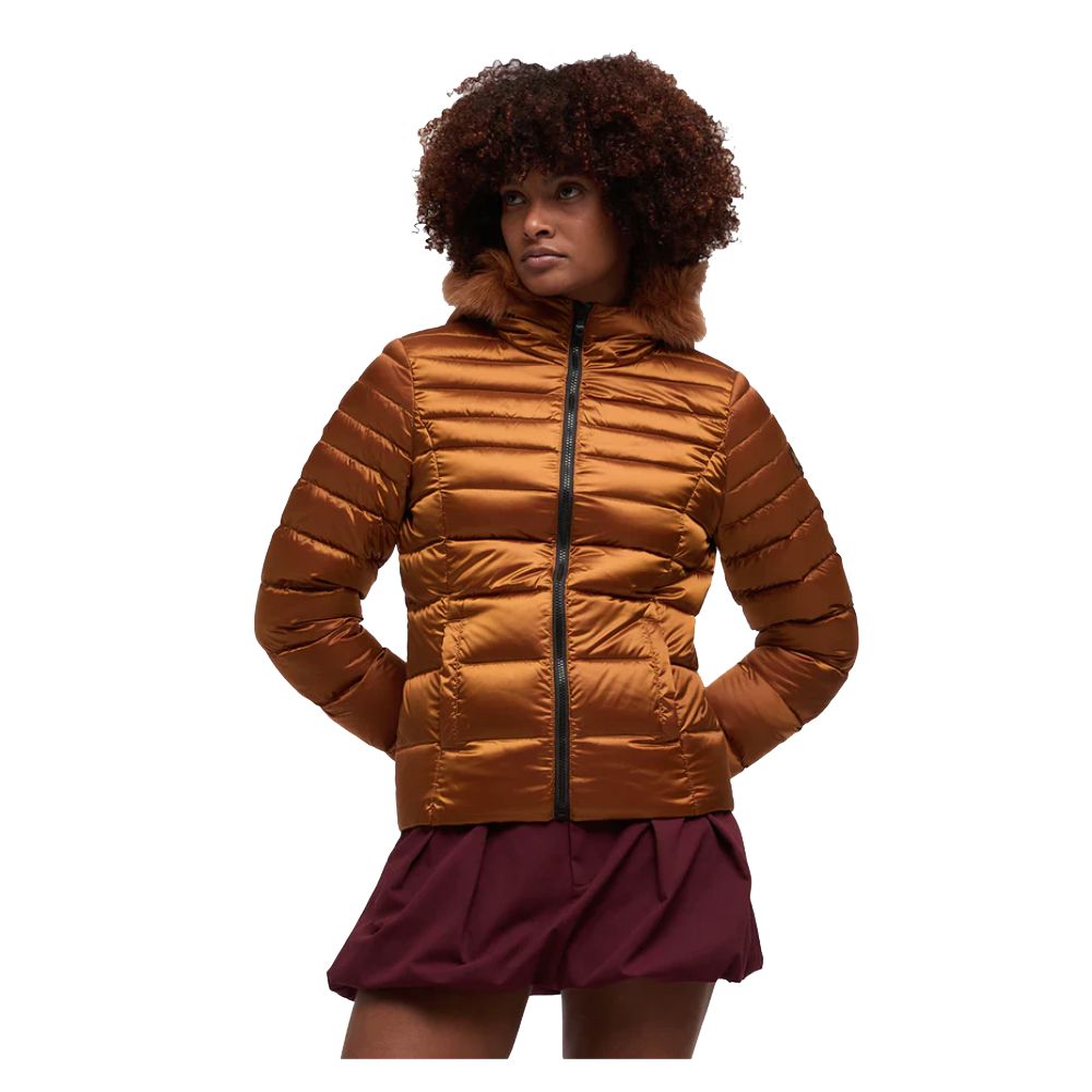 Refrigiwear Orange Nylon Damenjacke