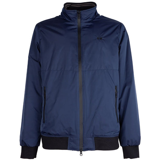 La Martina Blaue Polyesterjacke