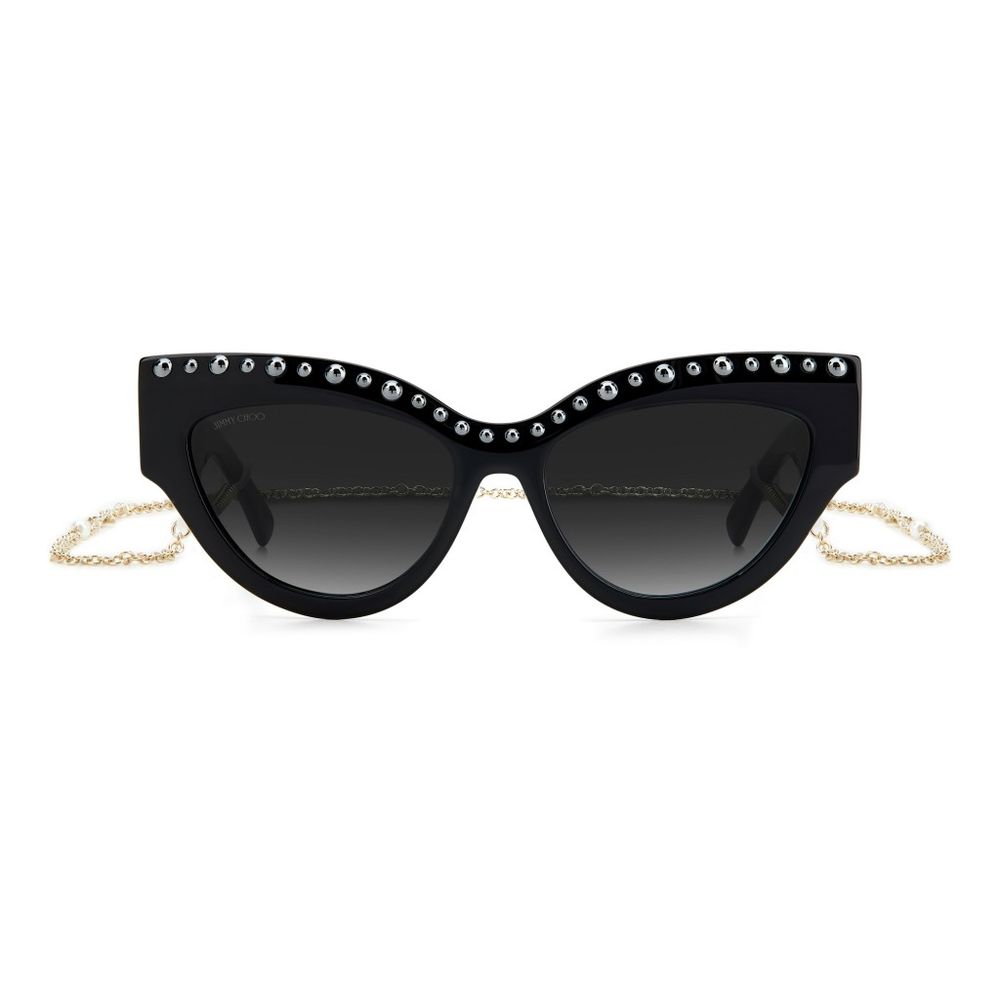 Jimmy Choo – Schwarze Acetat-Sonnenbrille