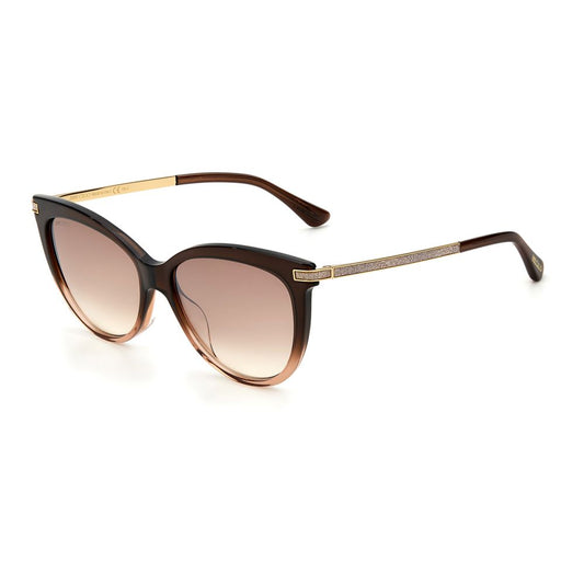Jimmy Choo – Braune Acetat-Sonnenbrille