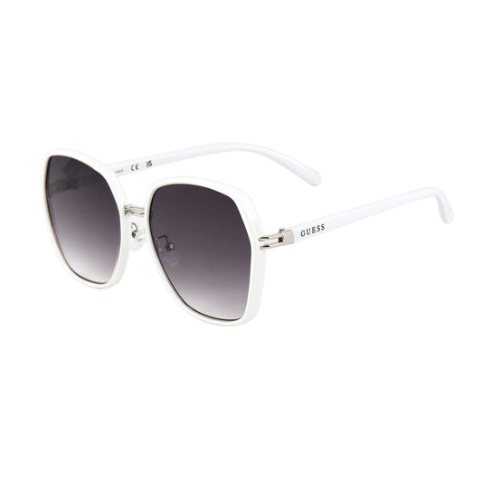 Guess – Sonnenbrille aus weißem Metall