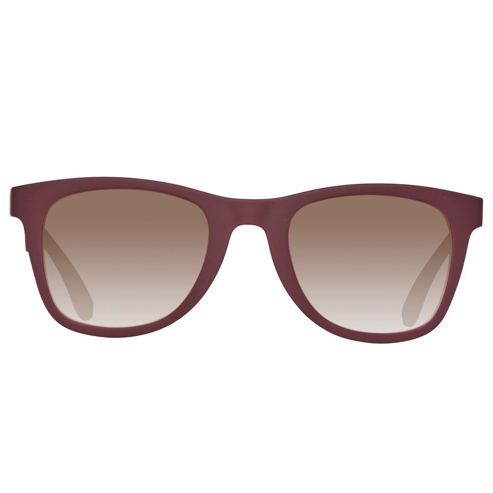 Carrera – Burgunderfarbene Kunststoff-Sonnenbrille