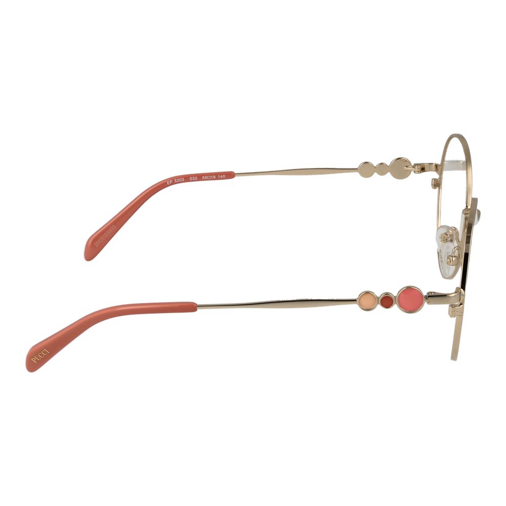 Emilio Pucci Gold Damen Optische Brillenfassungen