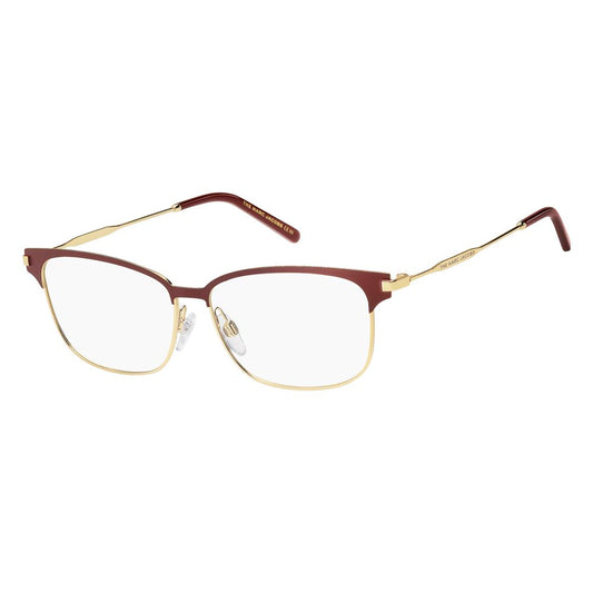 Burgunderfarbene Metallrahmen von Marc Jacobs