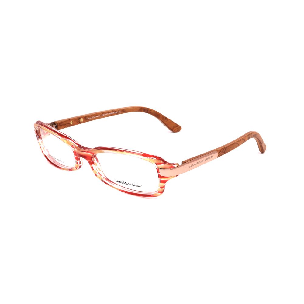 Rote Acetatfassung von Alexander McQueen