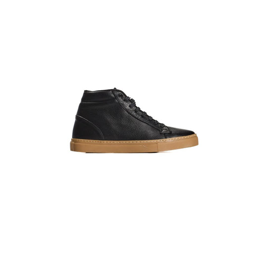Roberto Pepe Luxus-Sneaker aus schwarzem Kalbsleder für Herren