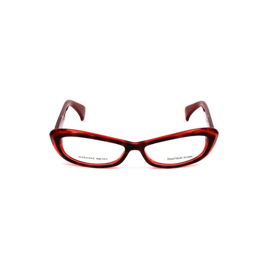 Rote Acetatfassung von Alexander McQueen