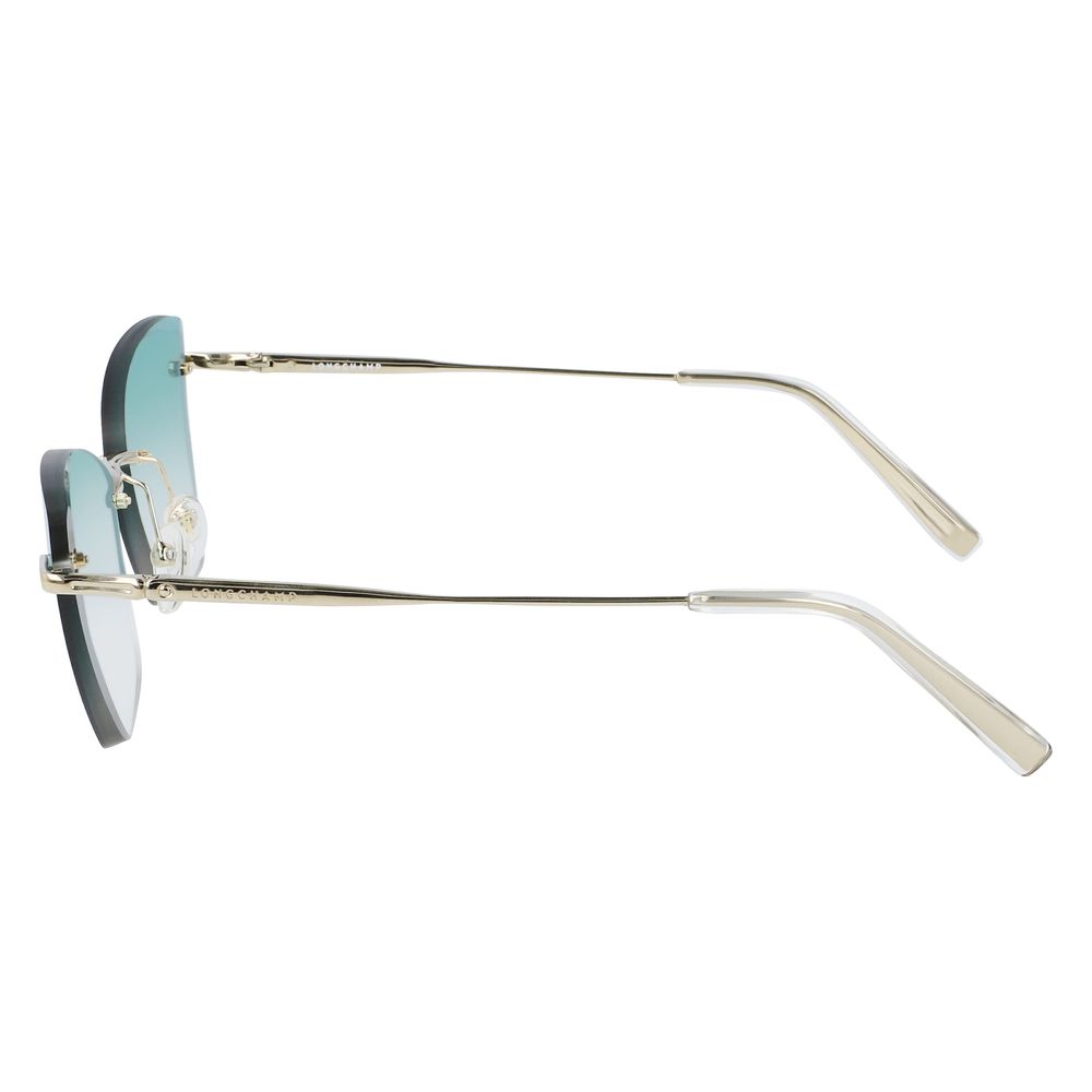 Longchamp Sonnenbrille aus goldenem Metall