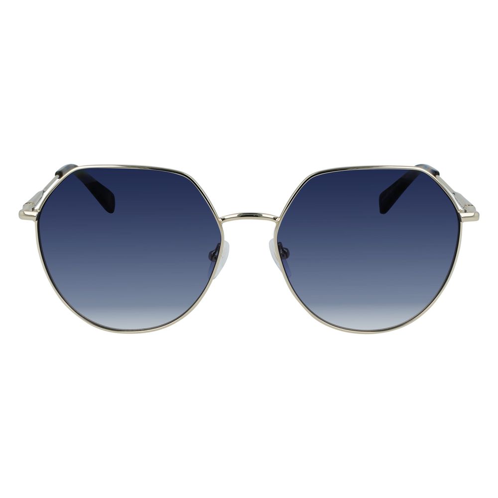 Longchamp Zweifarbige Metallsonnenbrille