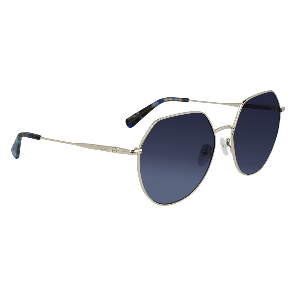 Longchamp Zweifarbige Metallsonnenbrille