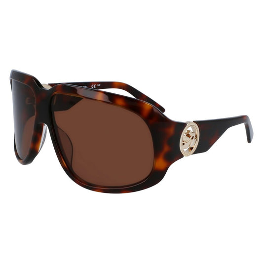 Longchamp – Braune Acetat-Sonnenbrille