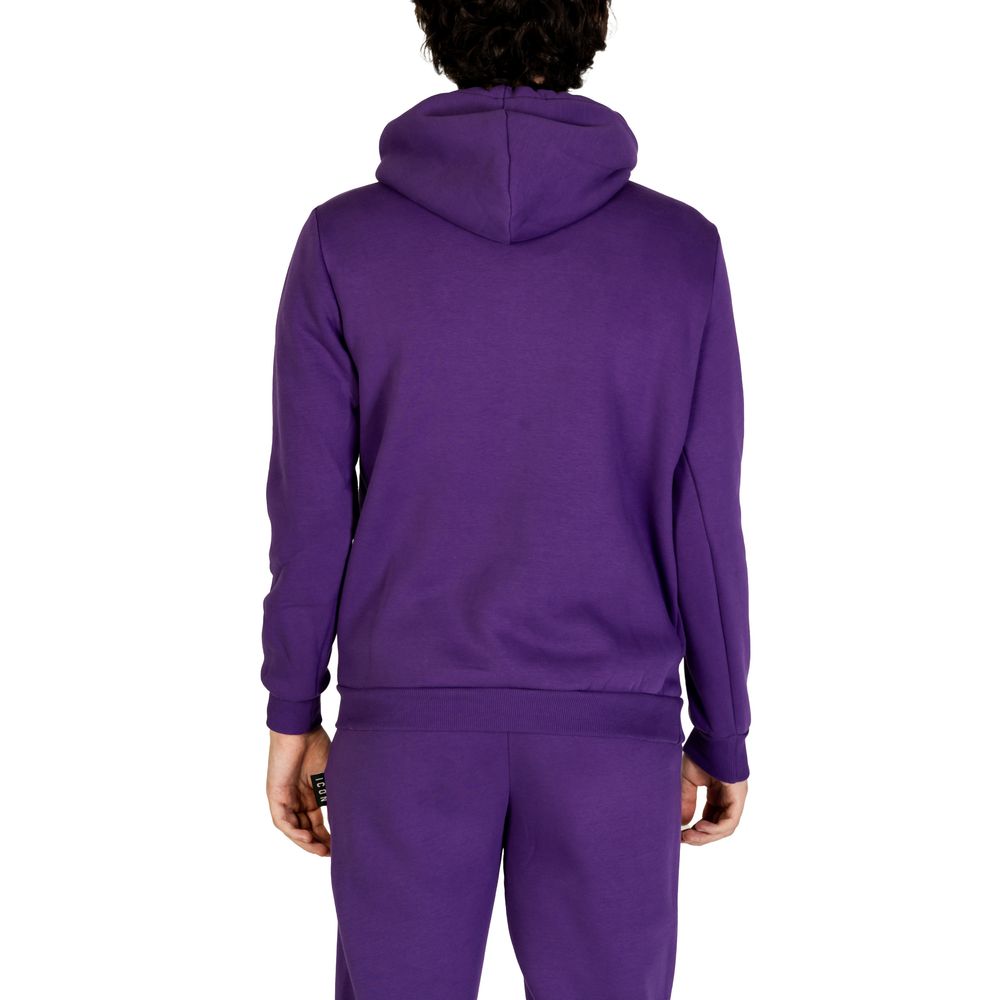 Icon Lila Baumwoll-Hoodie