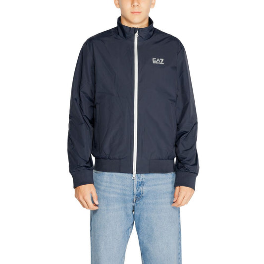 EA7 Emporio Armani Blaue Polyamidjacken und -mäntel