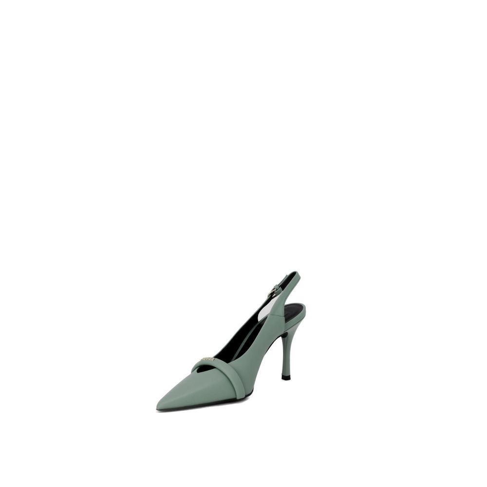 Furla Grüner Leder-High-Heel