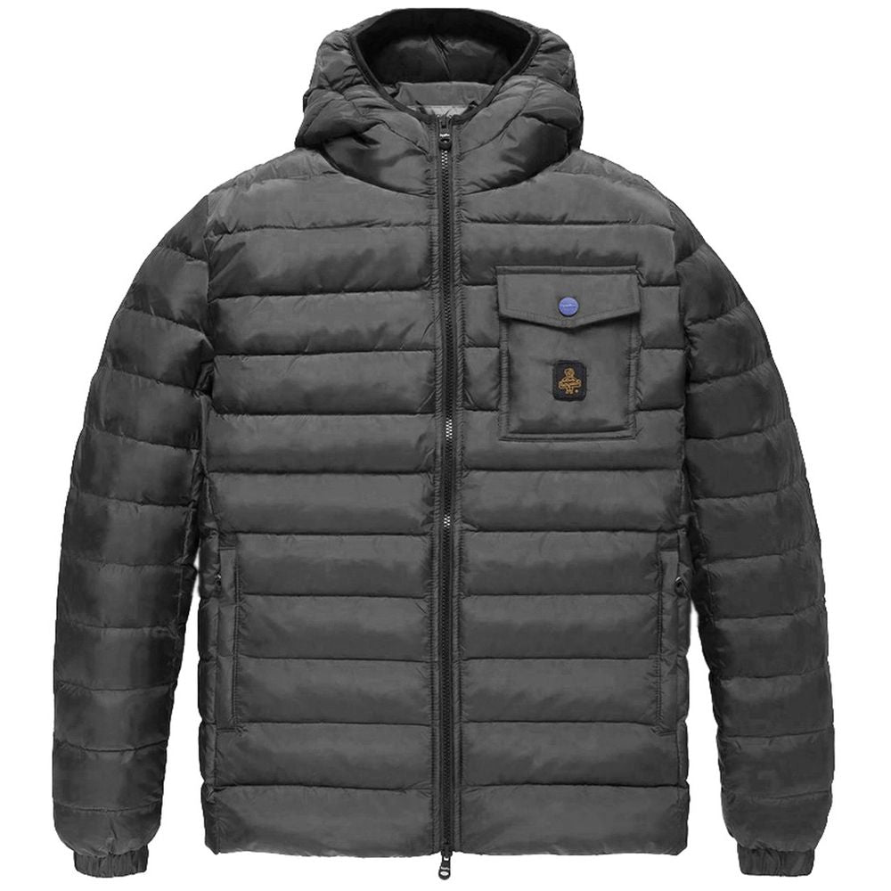 Refrigiwear Graue Nylon-Herrenjacke