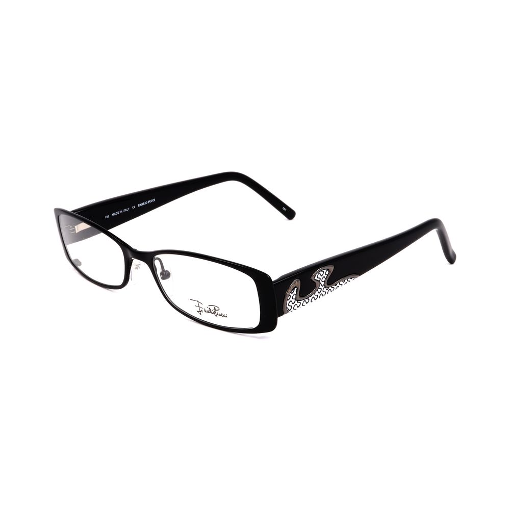 Emilio Pucci Schwarze Metallrahmen
