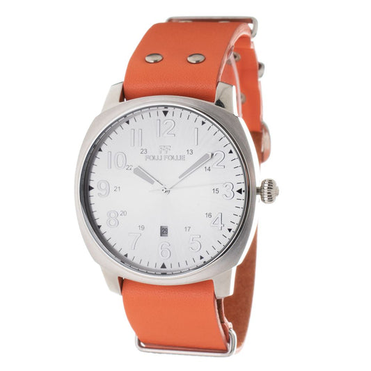 Folli Follie – Orangefarbene Lederuhr