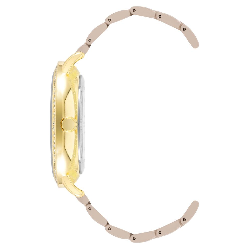 Juicy Couture – Beigefarbene Metalluhr