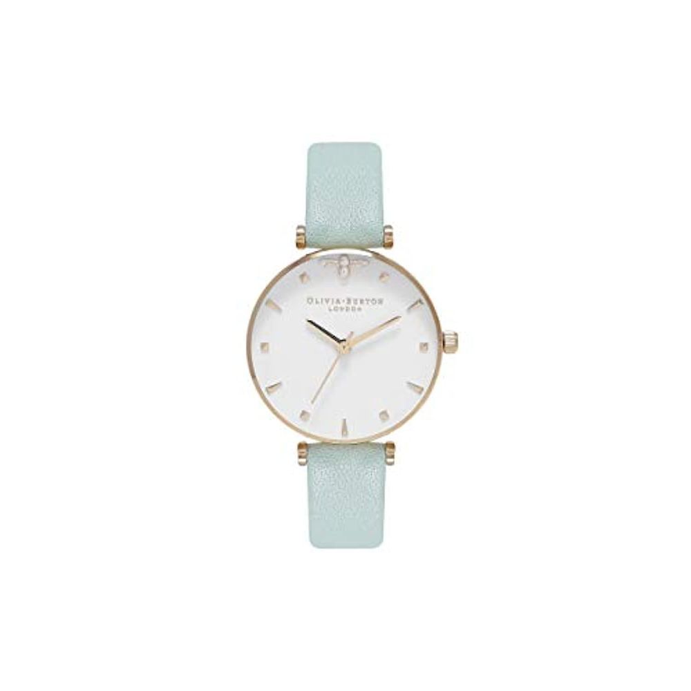 Olivia Burton Grüne Kunstlederuhr
