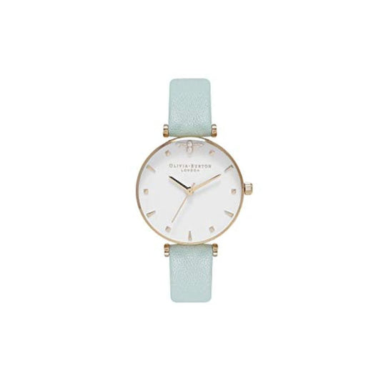 Olivia Burton Grüne Kunstlederuhr