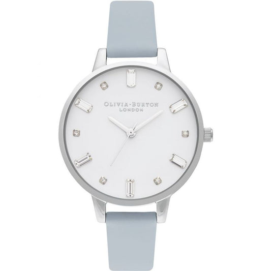 Olivia Burton – Blaue Kunstlederuhr