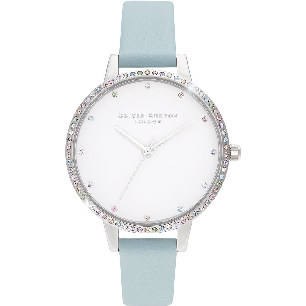 Olivia Burton – Blaue Kunstlederuhr