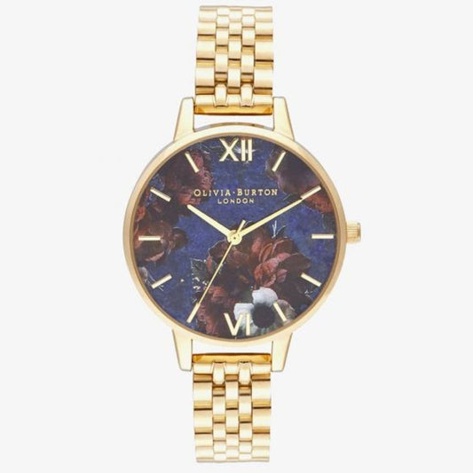 Olivia Burton – Goldene Edelstahluhr