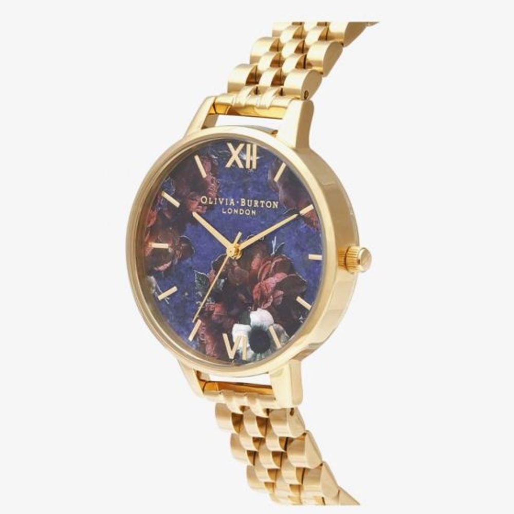 Olivia Burton – Goldene Edelstahluhr