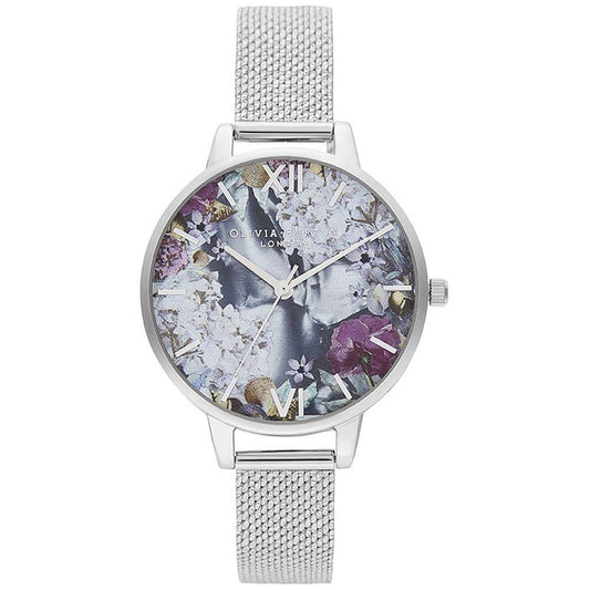 Olivia Burton – Silberne Edelstahluhr