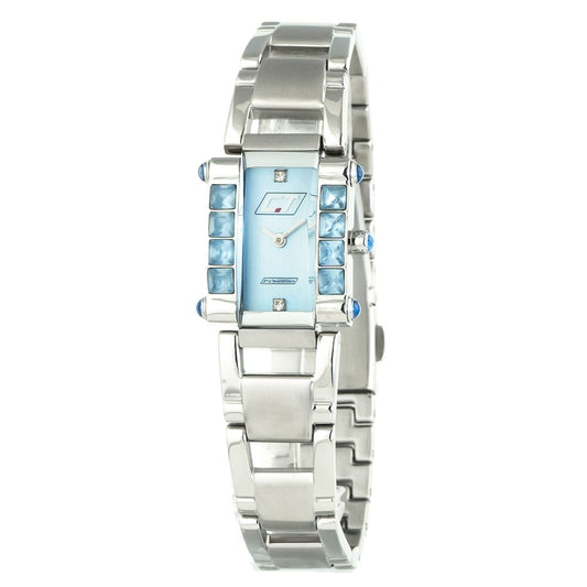 Chronotech Silberne Edelstahluhr