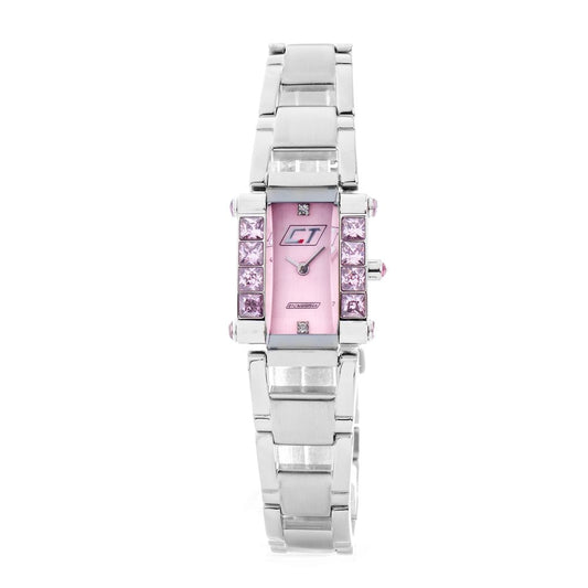 Chronotech Silberne Edelstahluhr