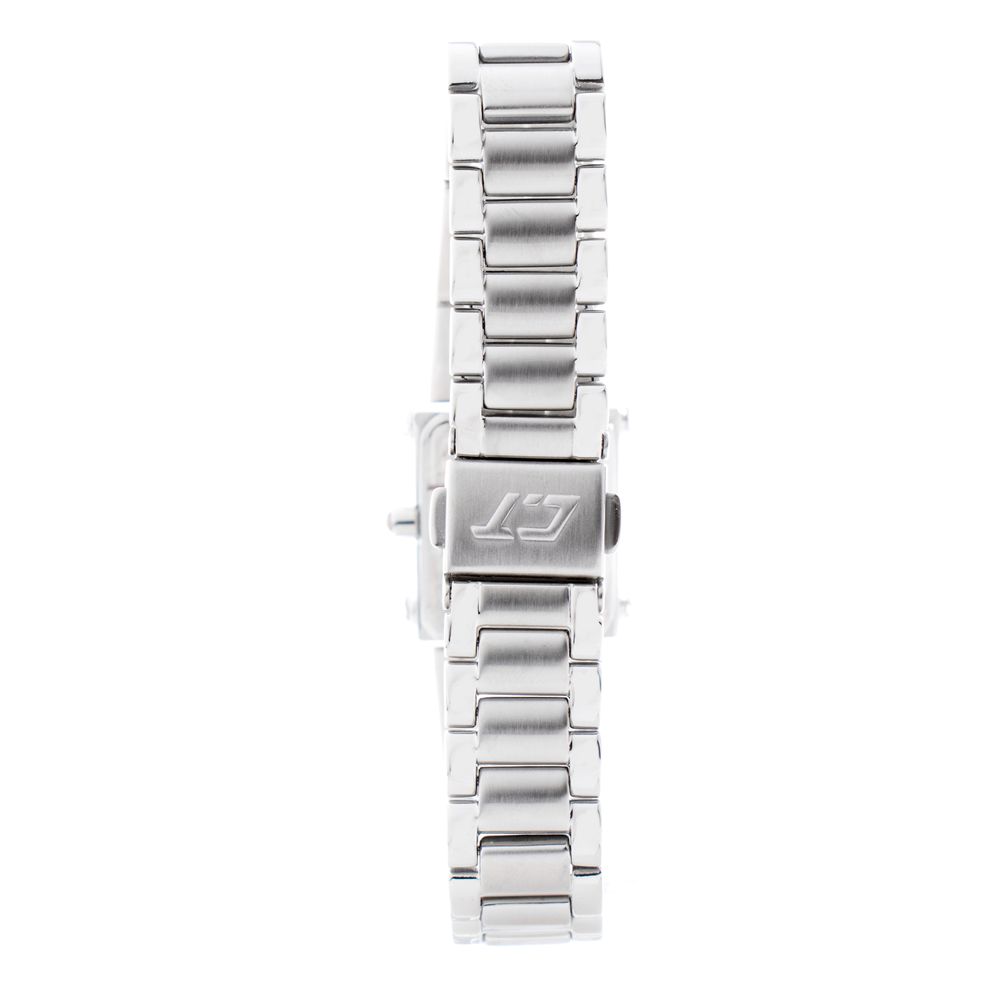 Chronotech Silberne Edelstahluhr